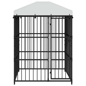 Κλουβί Σκύλου Εξωτερικού Χώρου 150 x 150 x 210 εκ. με Στέγαστρο - PAKOBAZAAR