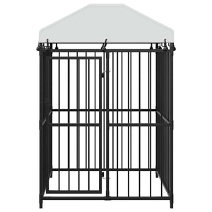 Κλουβί Σκύλου Εξωτερικού Χώρου 120 x 120 x 150 εκ. με Στέγαστρο - PAKOBAZAAR