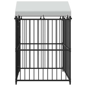 Κλουβί Σκύλου Εξωτερικού Χώρου 120 x 120 x 150 εκ. με Στέγαστρο - PAKOBAZAAR