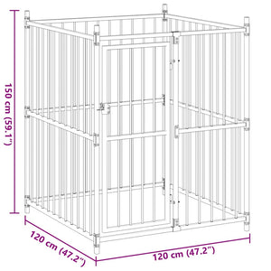 Κλουβί Σκύλου Εξωτερικού Χώρου 120 x 120 x 150 εκ. - PAKOBAZAAR
