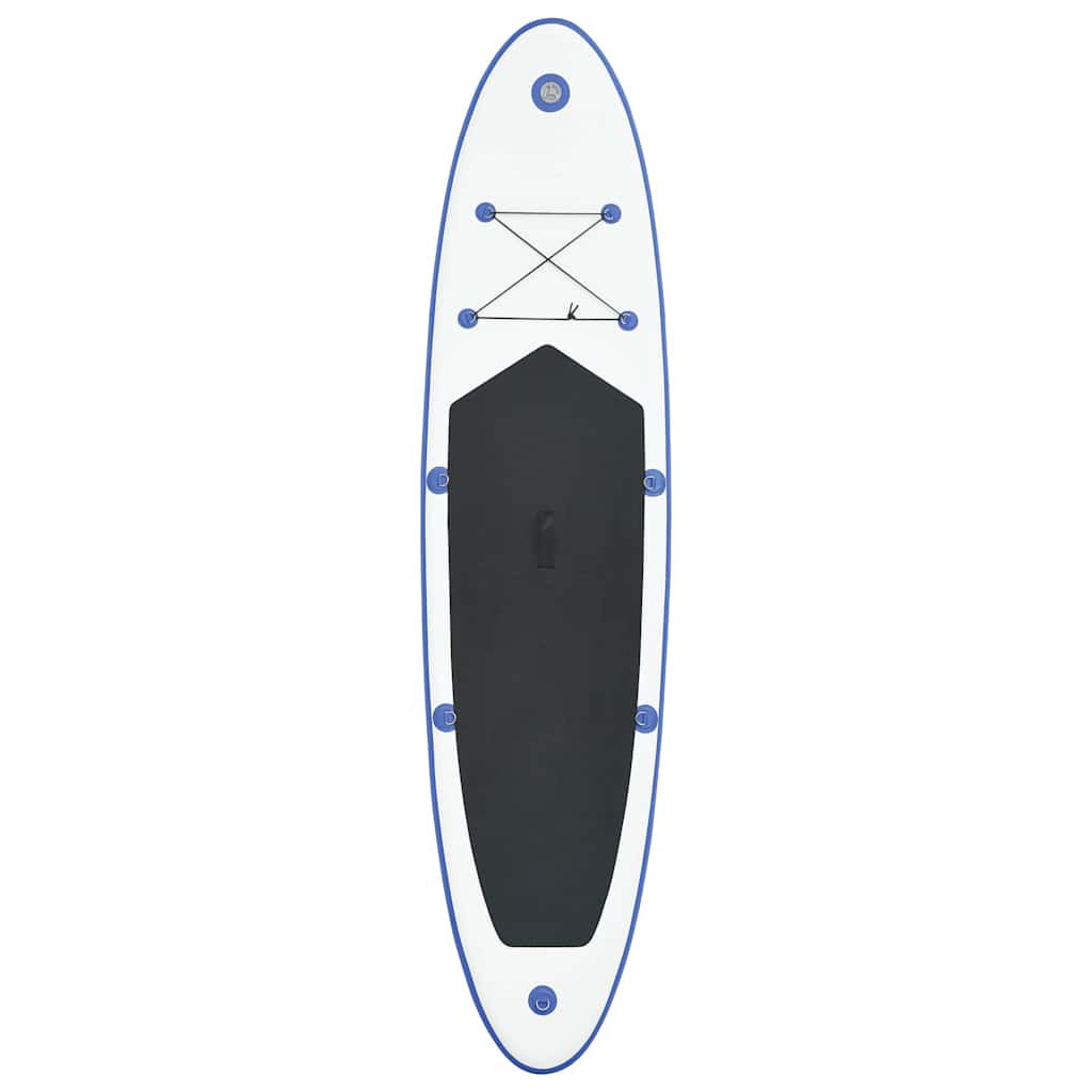 Σετ Σανίδας Stand Up Paddle / Surf Φουσκωτό Μπλε και Λευκό