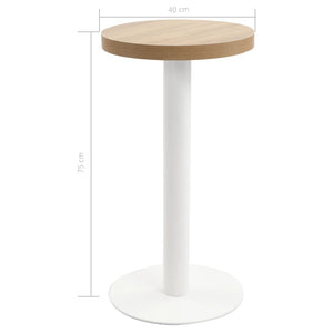 Τραπέζι Bistro Ανοιχτό Καφέ 40 εκ. από MDF - PAKOBAZAAR
