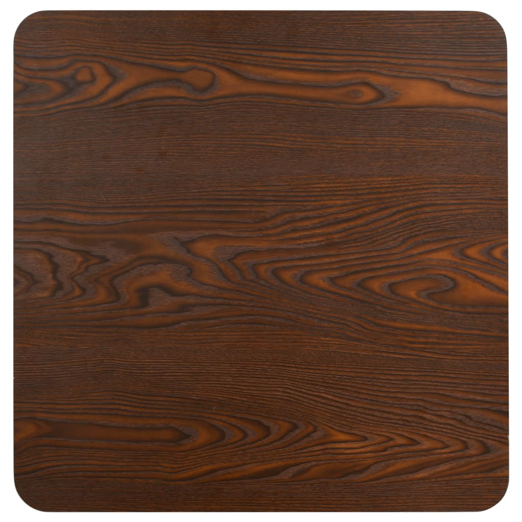 Τραπέζι Bistro Σκούρο Καφέ 50 x 50 εκ. από MDF - PAKOBAZAAR