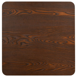 Τραπέζι Bistro Σκούρο Καφέ 50 x 50 εκ. από MDF - PAKOBAZAAR