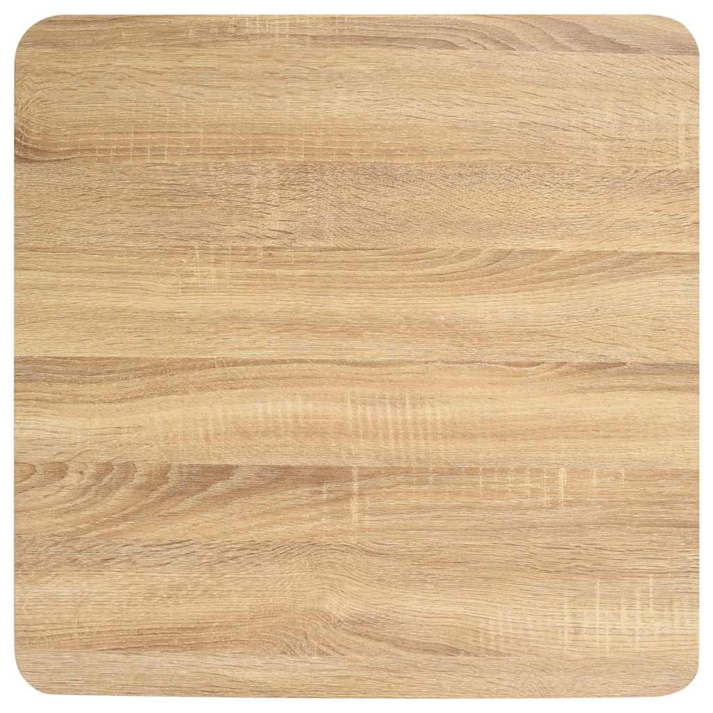 Τραπέζι Bistro Ανοιχτό Καφέ 60 x 60 εκ. από MDF - Pakobazaar