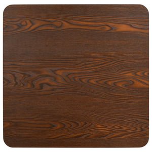 Τραπέζι Bistro Σκούρο Καφέ 60 x 60 εκ. από MDF - PAKOBAZAAR