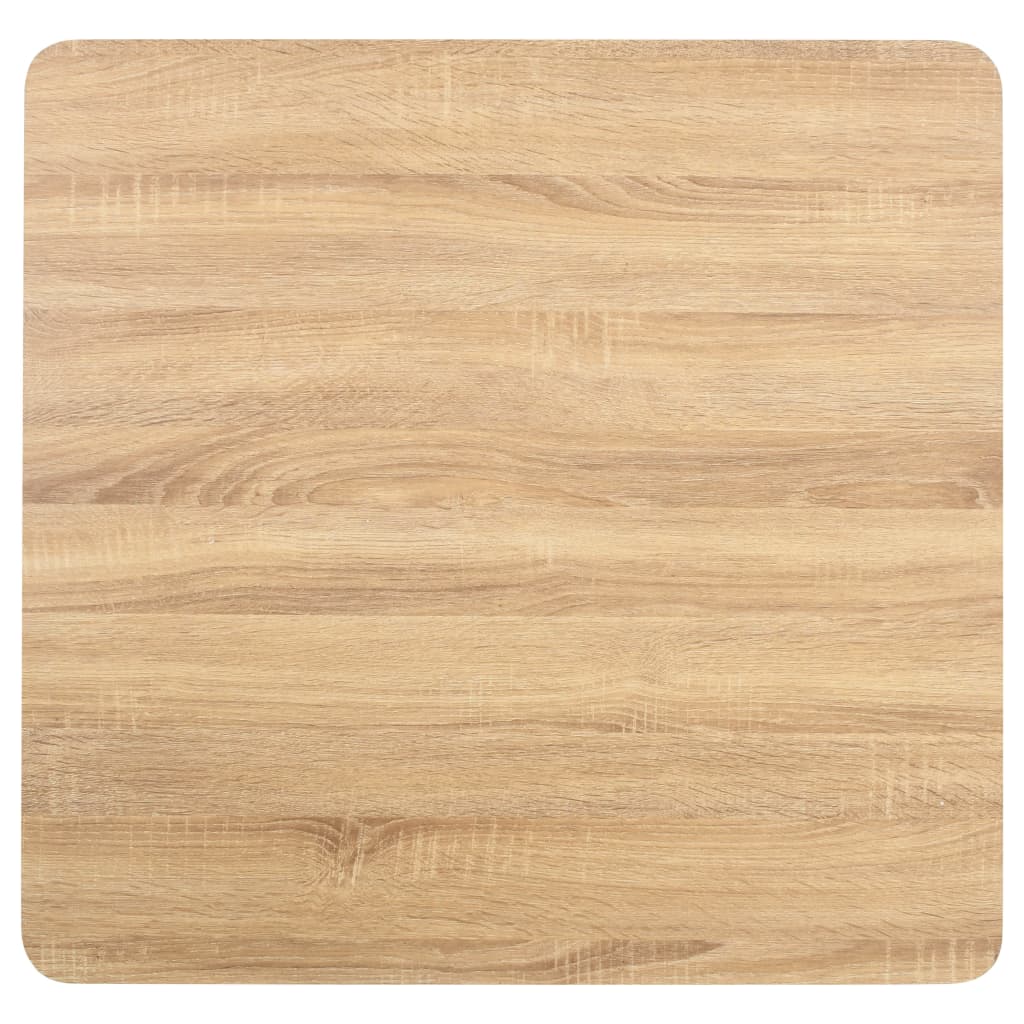 Τραπέζι Bistro Ανοιχτό Καφέ 80 x 80 εκ. από MDF - PAKOBAZAAR