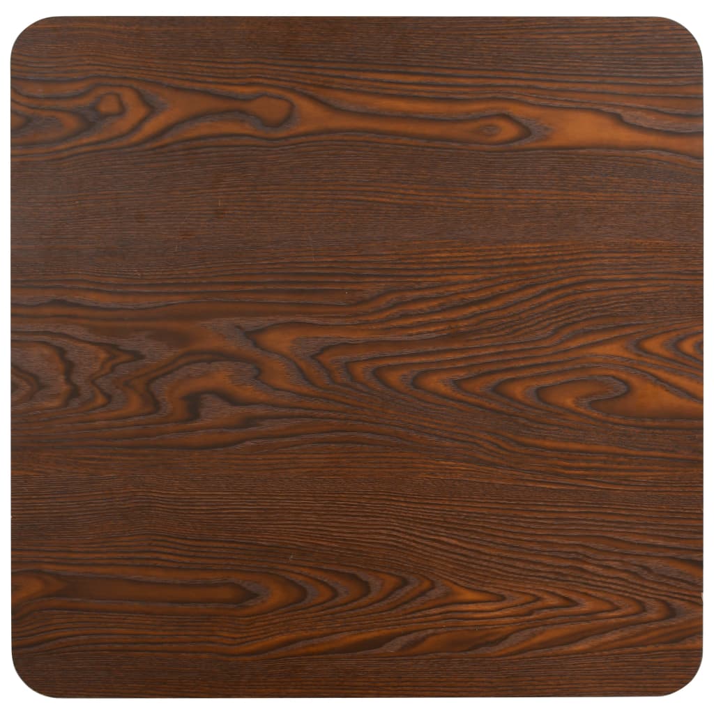 Τραπέζι Bistro Σκούρο Καφέ 80 x 80 εκ. από MDF - PAKOBAZAAR