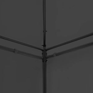 Κιόσκι με Κουρτίνες Ανθρακί 600 x 298 x 270 εκ. - Pakobazaar
