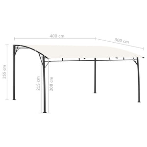 Σκιάσεις 4 x 3 x 2,55 m Κρεμ