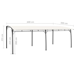 Σκιάσεις 6 x 3 x 2,55 m Κρεμ