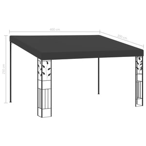 Κιόσκι Επιτοίχιο Ανθρακί 4 x 3 x 2,5 μ. - Pakobazaar