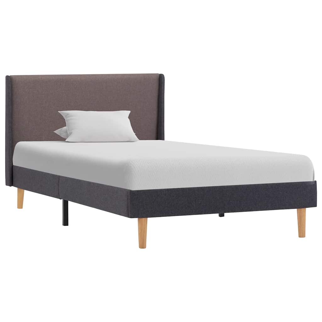 Πλαίσιο Κρεβατιού Taupe 100 x 200 εκ. Υφασμάτινο