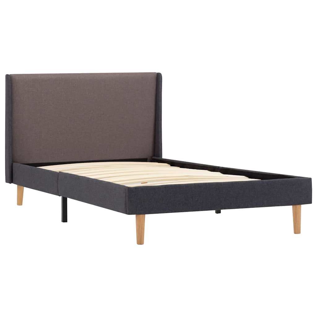 Πλαίσιο Κρεβατιού Taupe 100 x 200 εκ. Υφασμάτινο