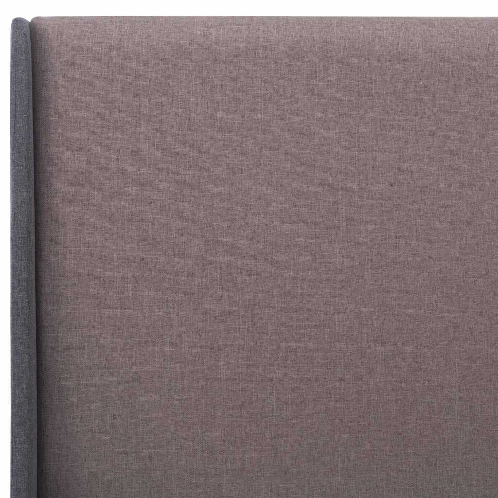 Πλαίσιο Κρεβατιού Taupe 100 x 200 εκ. Υφασμάτινο