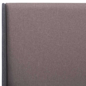Πλαίσιο Κρεβατιού Taupe 100 x 200 εκ. Υφασμάτινο