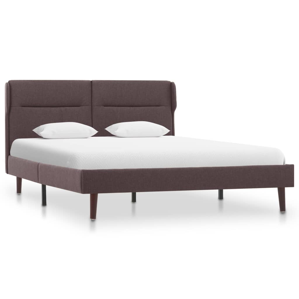 Πλαίσιο Κρεβατιού Χρώμα Taupe 120 x 200 εκ. Υφασμάτινο