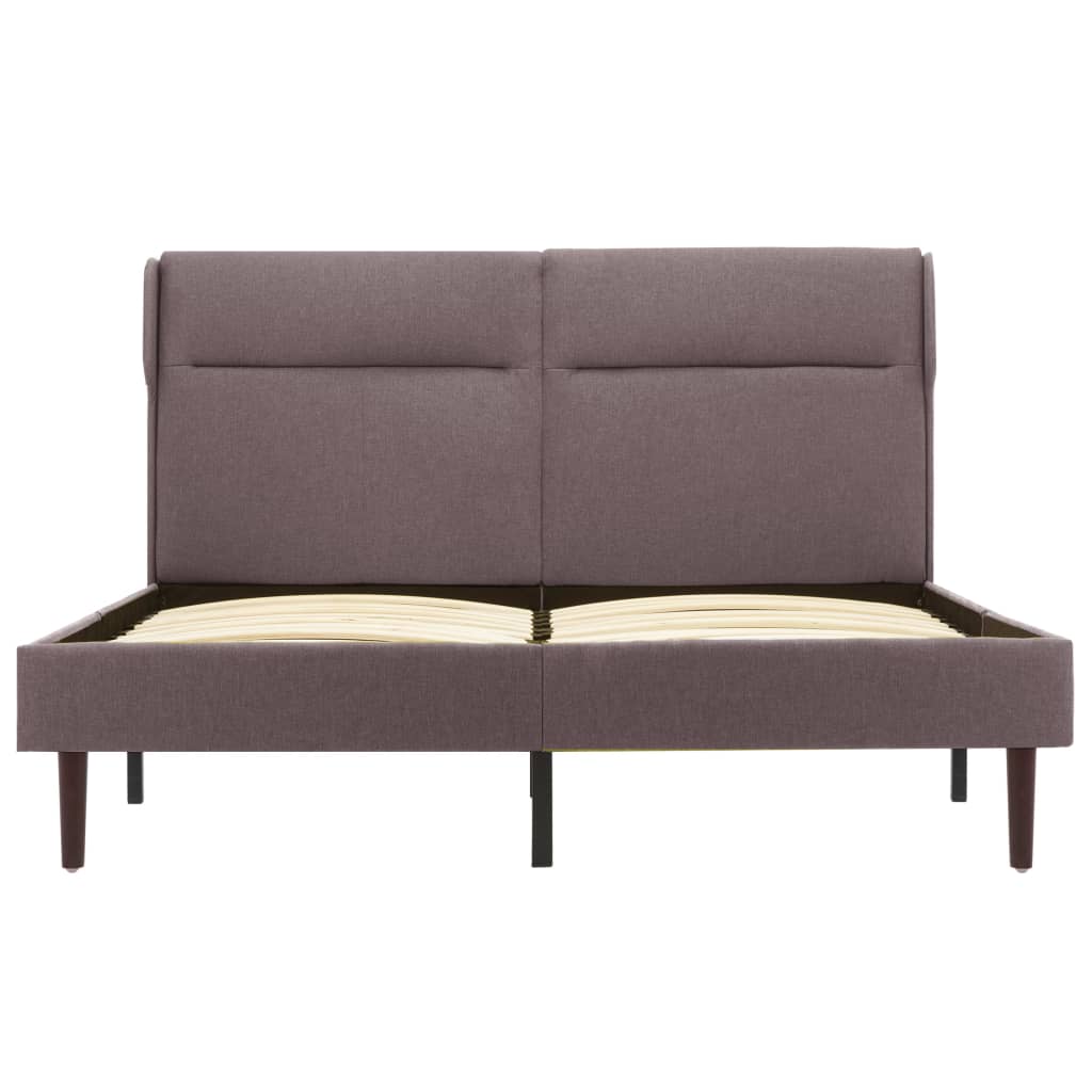 Πλαίσιο Κρεβατιού Χρώμα Taupe 120 x 200 εκ. Υφασμάτινο