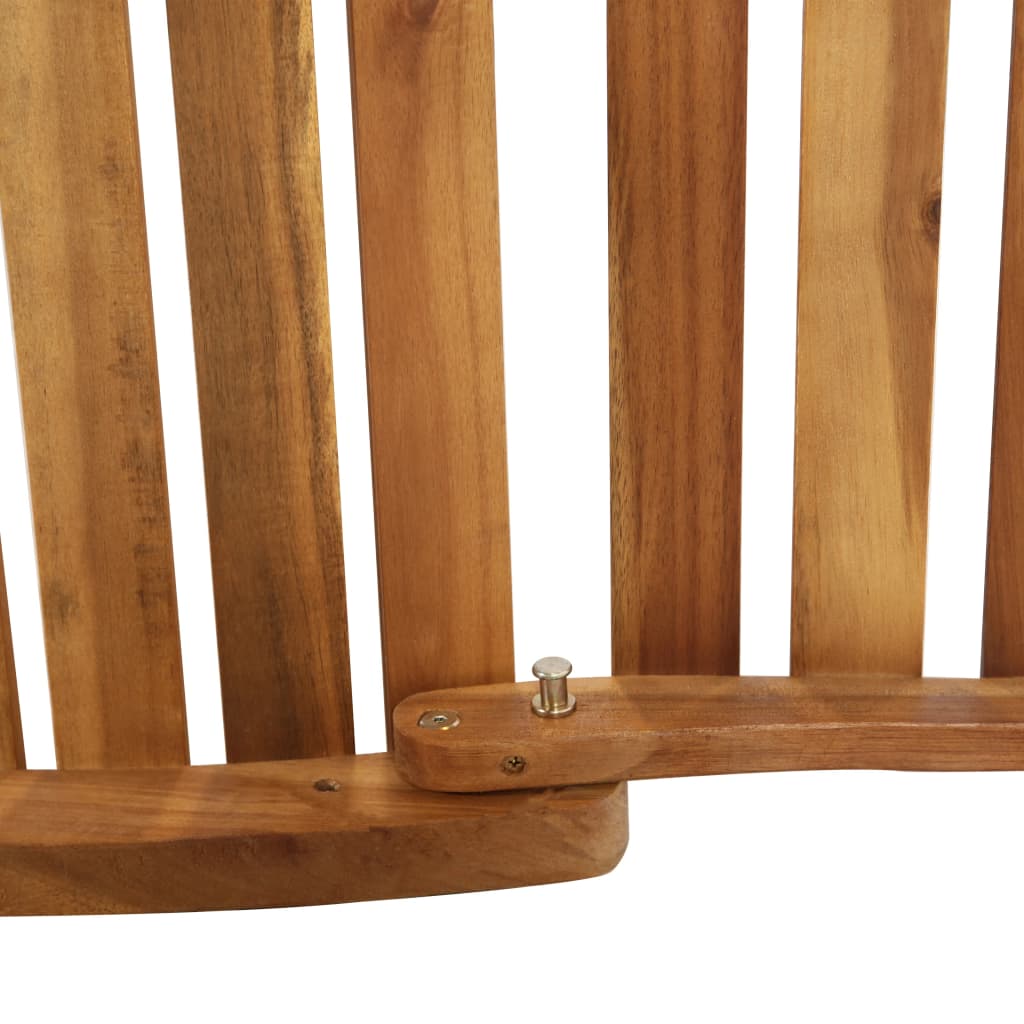 Ξαπλώστρα Κρεμ από Μασίφ Ξύλο Ακακίας με Μαξιλάρι - Pakobazaar