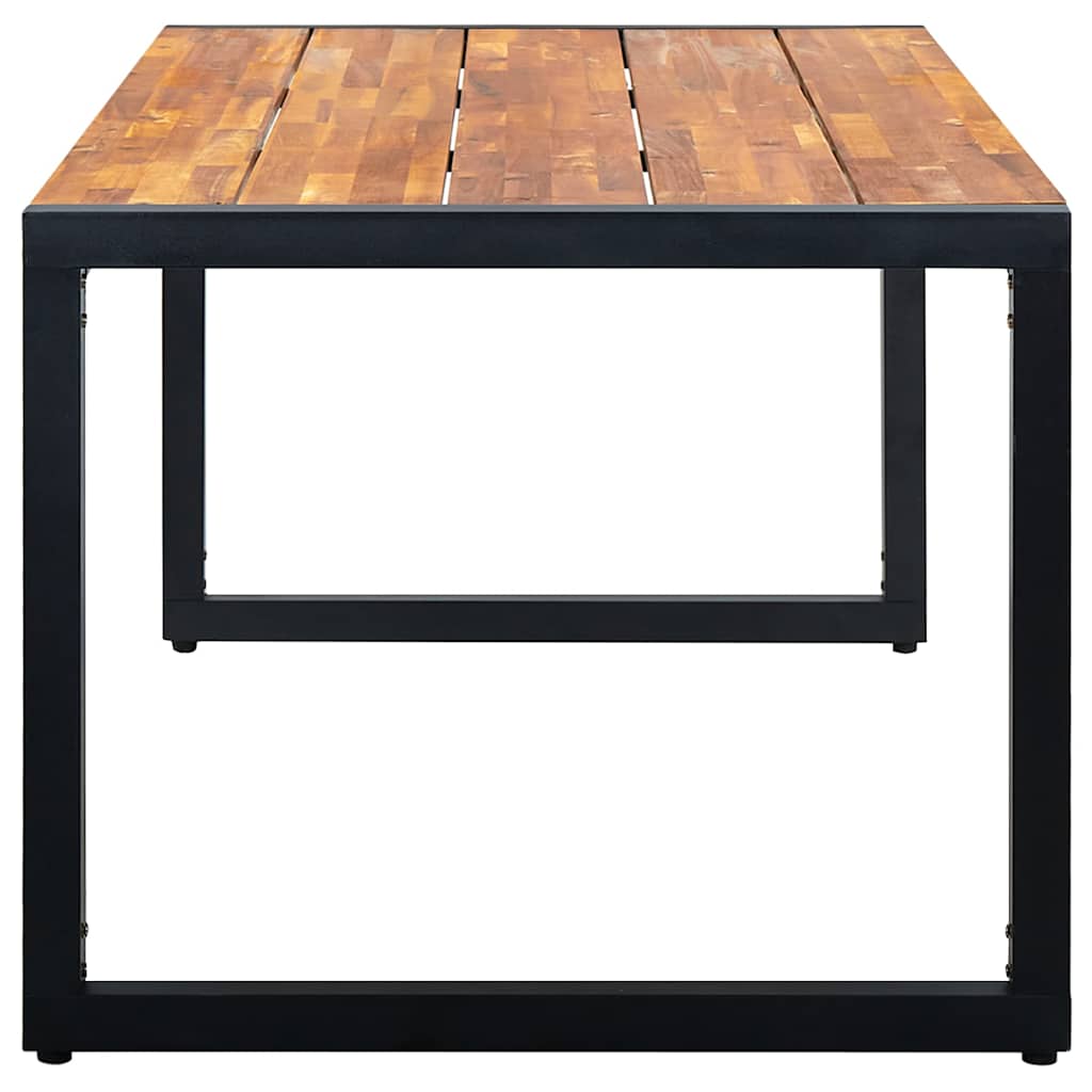 Τραπέζι Κήπου Πόδια Σχήματος U 180x90x75 εκ. Μασίφ Ξύλο Ακακίας