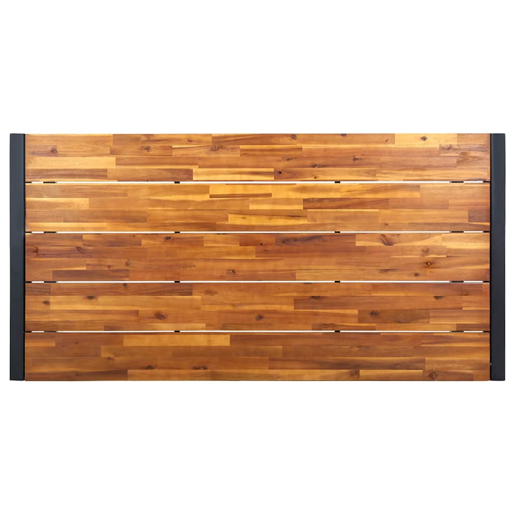Τραπέζι Κήπου Πόδια Σχήματος U 180x90x75 εκ. Μασίφ Ξύλο Ακακίας
