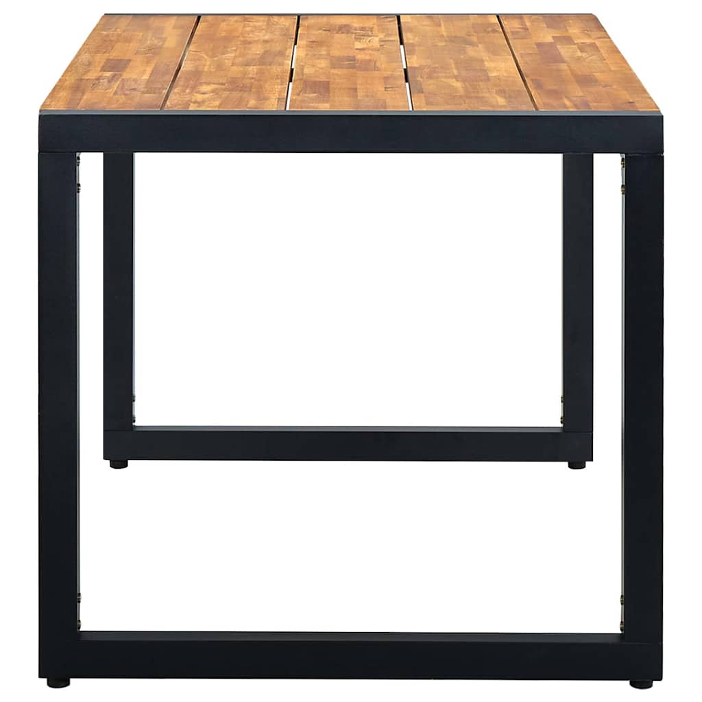 Τραπέζι Κήπου Πόδια Σχήματος U 140x80x75 εκ. Μασίφ Ξύλο Ακακίας - Pakobazaar