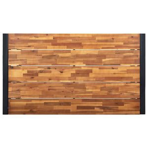 Τραπέζι Κήπου Πόδια Σχήματος U 140x80x75 εκ. Μασίφ Ξύλο Ακακίας - Pakobazaar