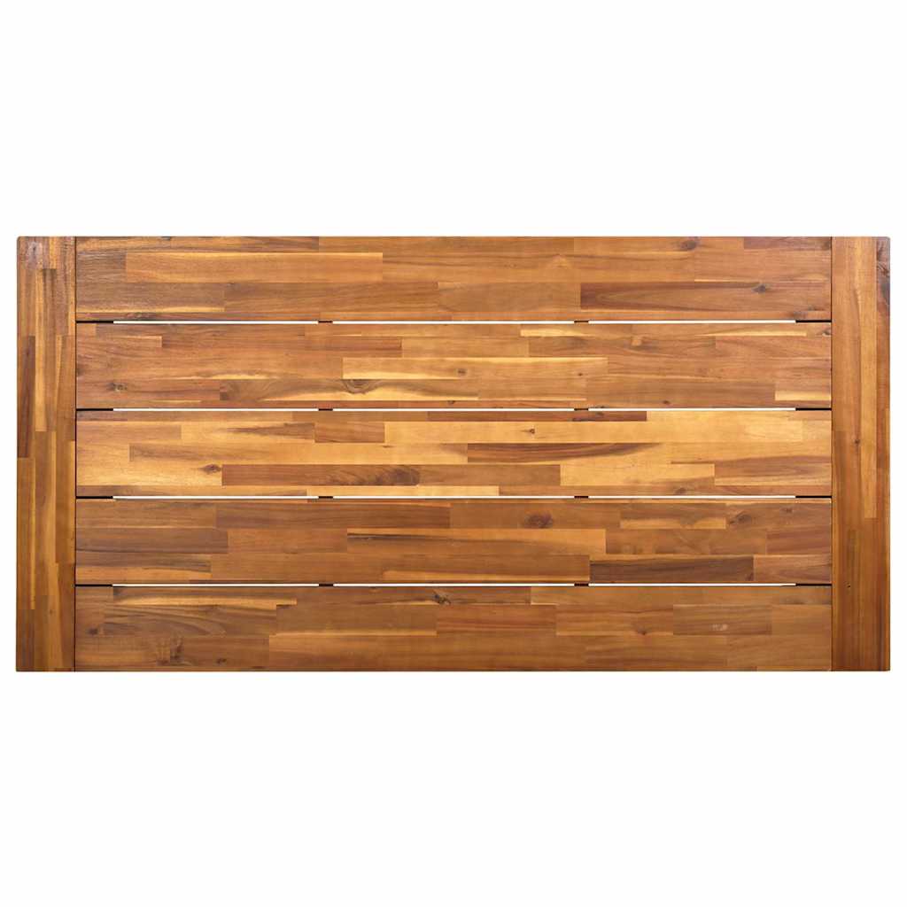 Τραπέζι Κήπου Πόδια Φουρκέτα 180x90x75 εκ. Μασίφ Ξύλο Ακακίας