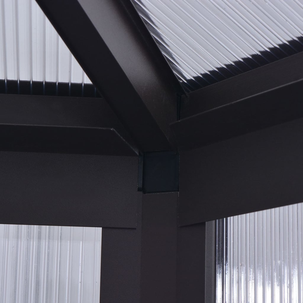 Θερμοκήπιο 240 x 211 x 232 εκ. Αλουμινίου - Pakobazaar