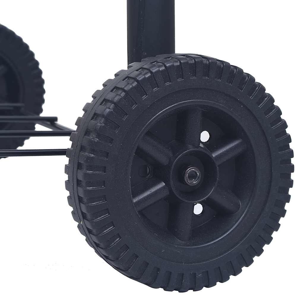 Ψησταριά Κάρβουνου / Καπνιστήριο Μαύρη με Κάτω Ράφι - Pakobazaar