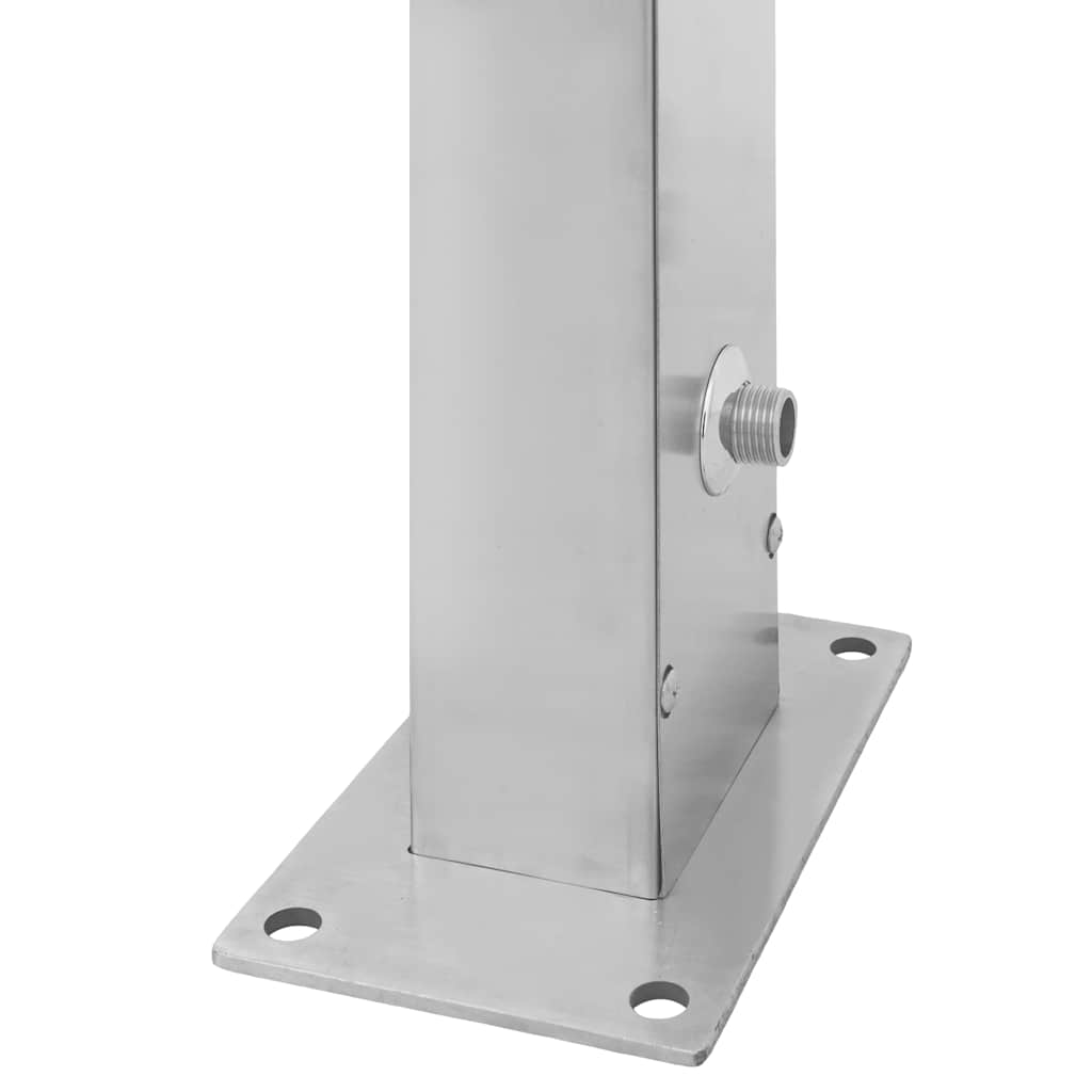 Ντουζιέρα Εξωτερικού Χώρου Ίσια από Ανοξείδωτο Ατσάλι