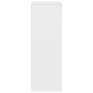 Συρταριέρα με 6 Συρτάρια Λευκή 50 x 34 x 96 εκ. από Επεξ. Ξύλο