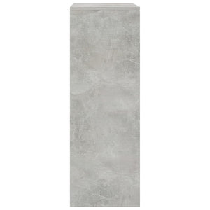 Συρταριέρα με 6 Συρτάρια Γκρι Σκυροδ. 50x34x96 εκ. Επεξ. Ξύλο