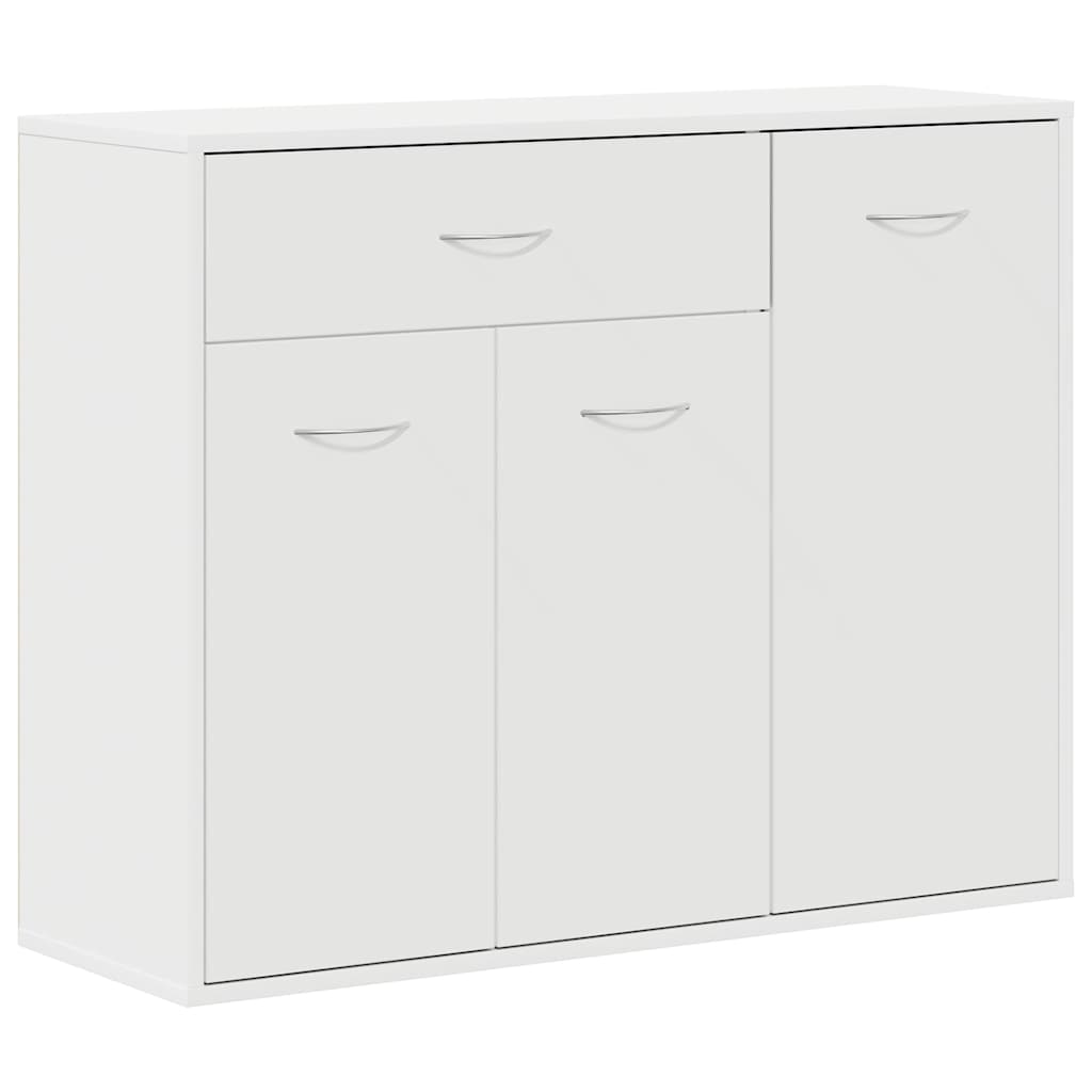 Μπουφές Λευκός 88 x 30 x 70 εκ. από Επεξ. Ξύλο - Pakobazaar
