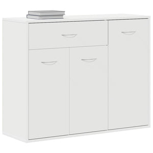 Μπουφές Λευκός 88 x 30 x 70 εκ. από Επεξ. Ξύλο - Pakobazaar