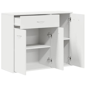 Μπουφές Λευκός 88 x 30 x 70 εκ. από Επεξ. Ξύλο - Pakobazaar