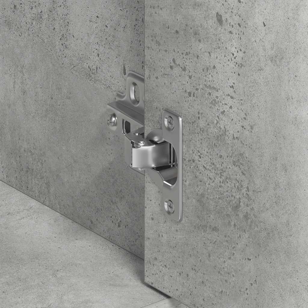 Μπουφές Γκρι του Σκυροδέματος 88 x 30 x 70 εκ. από Επεξ. Ξύλο - Pakobazaar