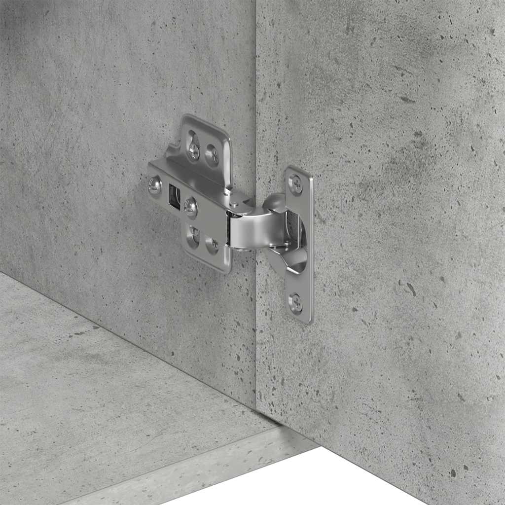 Μπουφές Γκρι του Σκυροδέματος 88 x 30 x 70 εκ. από Επεξ. Ξύλο - Pakobazaar