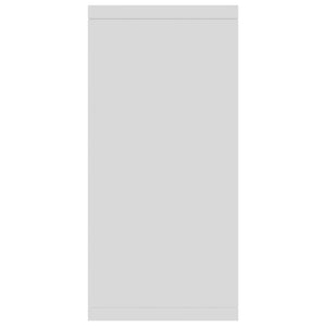 Μπουφές Λευκός 88 x 30 x 65 εκ. από Επεξ. Ξύλο
