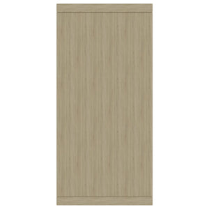 Μπουφές Λευκό / Sonoma Δρυς 88 x 30 x 65 εκ. από Επεξ. Ξύλο