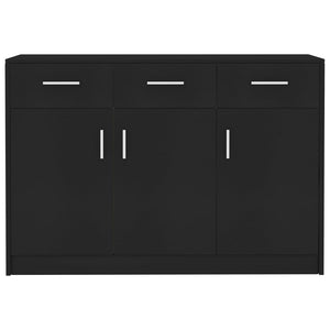 Μπουφές Μαύρος 110 x 30 x 75 εκ. από Μοριοσανίδα - Pakobazaar