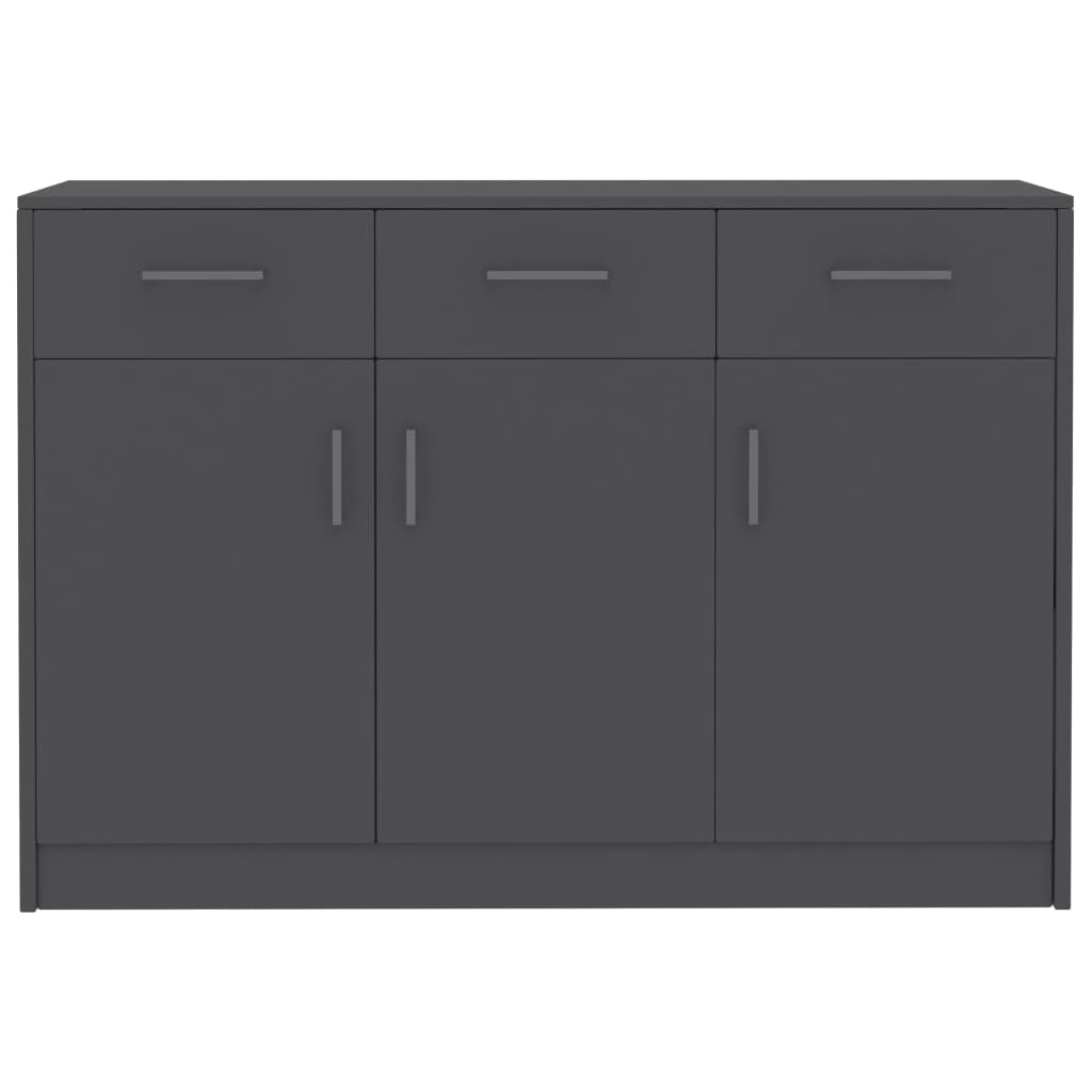 Μπουφές Γκρι 110 x 30 x 75 εκ. από Επεξ. Ξύλο - Pakobazaar