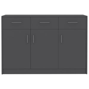 Μπουφές Γκρι 110 x 30 x 75 εκ. από Επεξ. Ξύλο - Pakobazaar