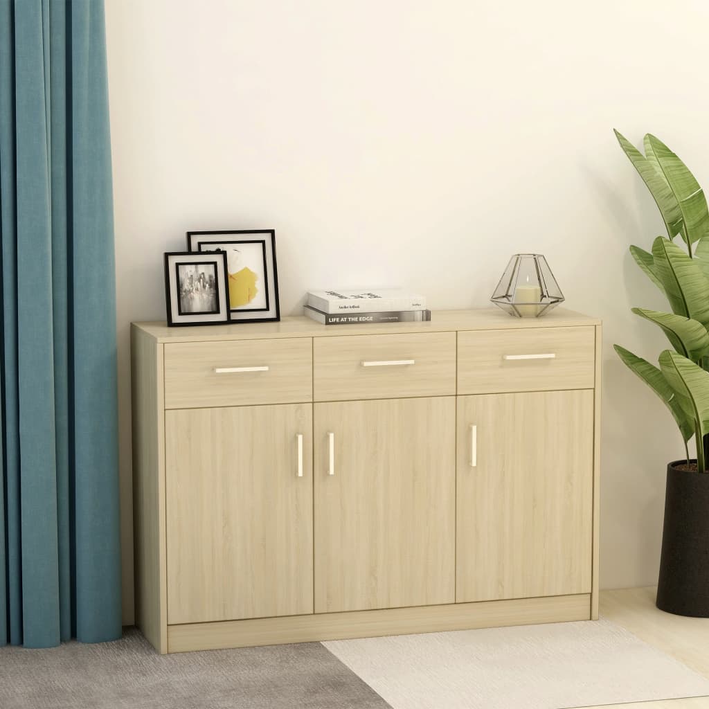 Μπουφές Sonoma Δρυς 110 x 30 x 75 εκ. από Επεξ. Ξύλο