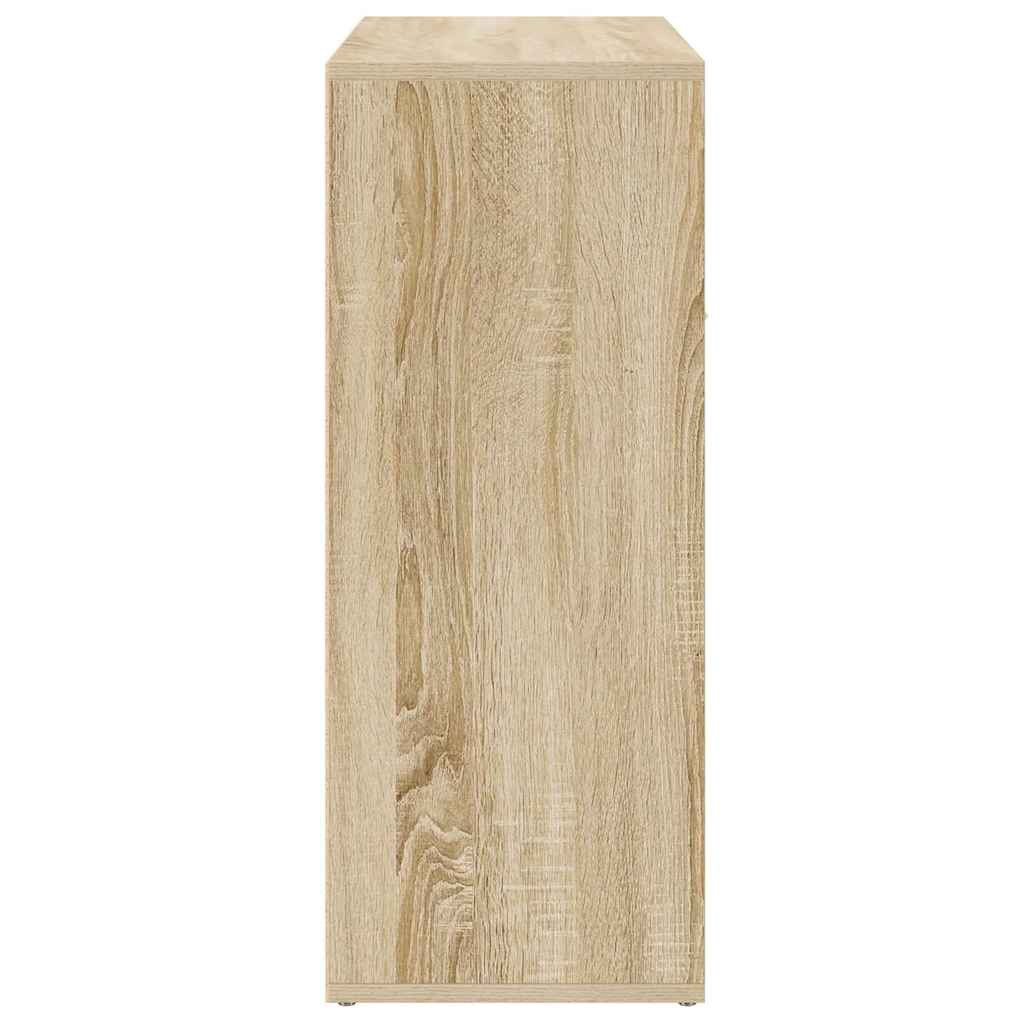 Ντουλάπι Λευκό / Sonoma Δρυς 60 x 30 x 75 εκ. από Μοριοσανίδα