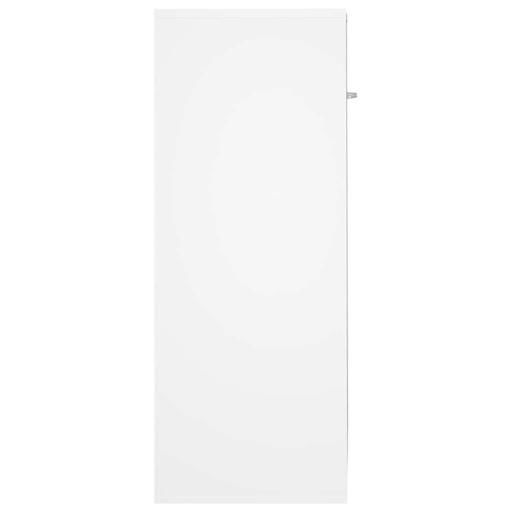 Ντουλάπι Λευκό 60 x 30 x 75 εκ. από Επεξεργασμένο Ξύλο