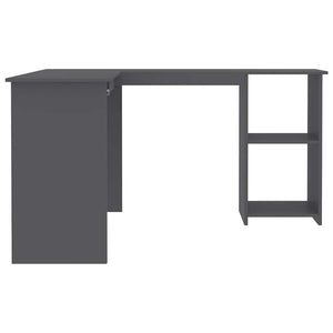 Γραφείο Γωνιακό Γκρι 120 x 140 x 75 εκ. από Επεξ. Ξύλο