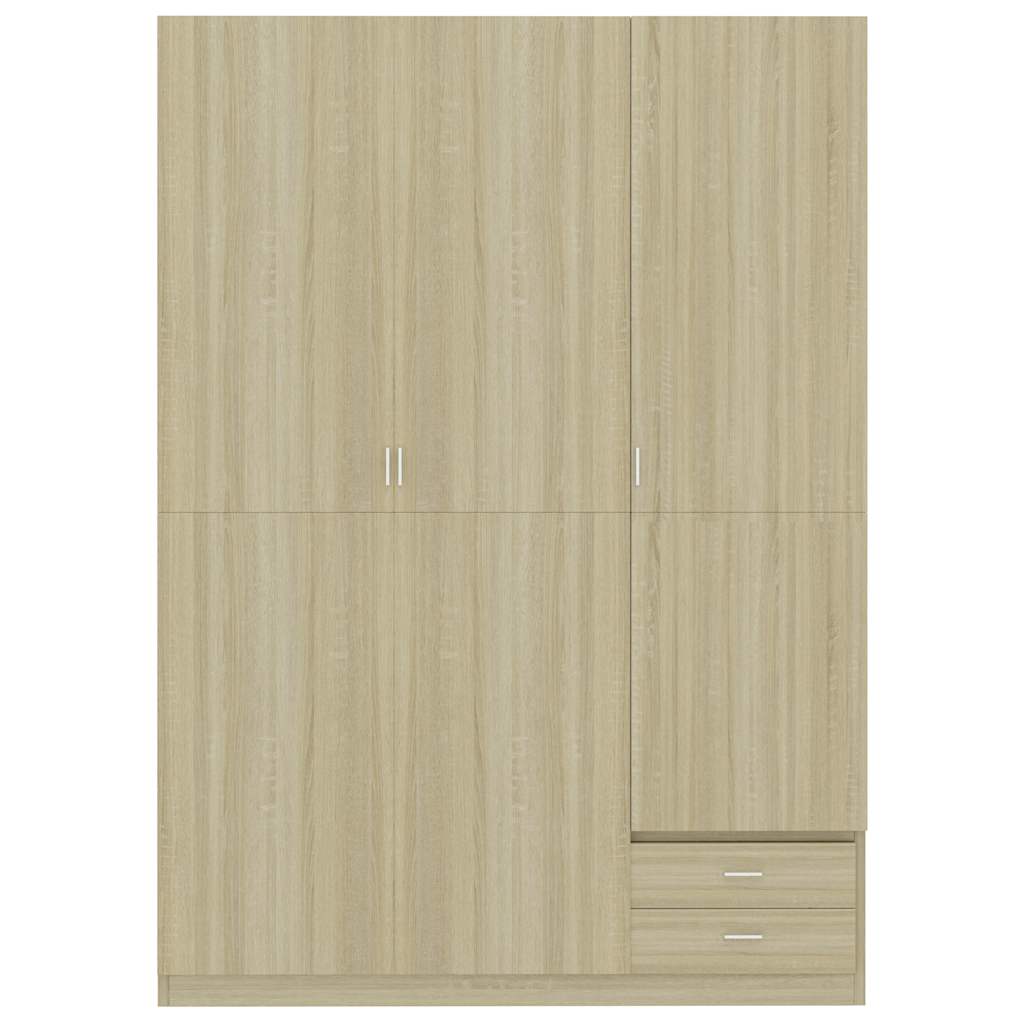 Ντουλάπα Τρίφυλλη Sonoma Δρυς 120x50x180 εκ. από Μοριοσανίδα