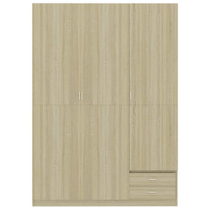 Ντουλάπα Τρίφυλλη Sonoma Δρυς 120x50x180 εκ. από Μοριοσανίδα