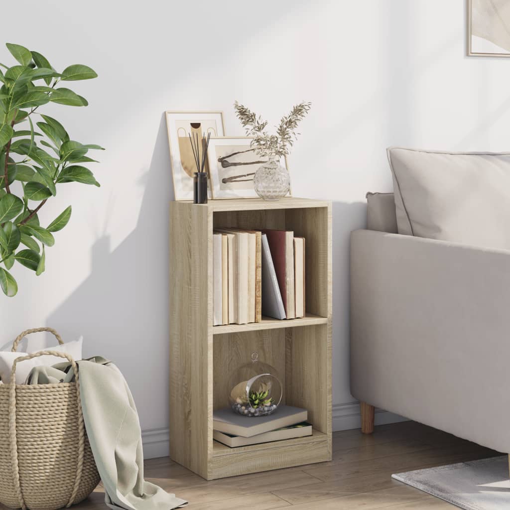 Βιβλιοθήκη Χρώμα Sonoma Δρυς 40 x 24 x 75 εκ. από Μοριοσανίδα